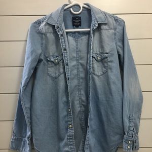 American Eagle Denim Top